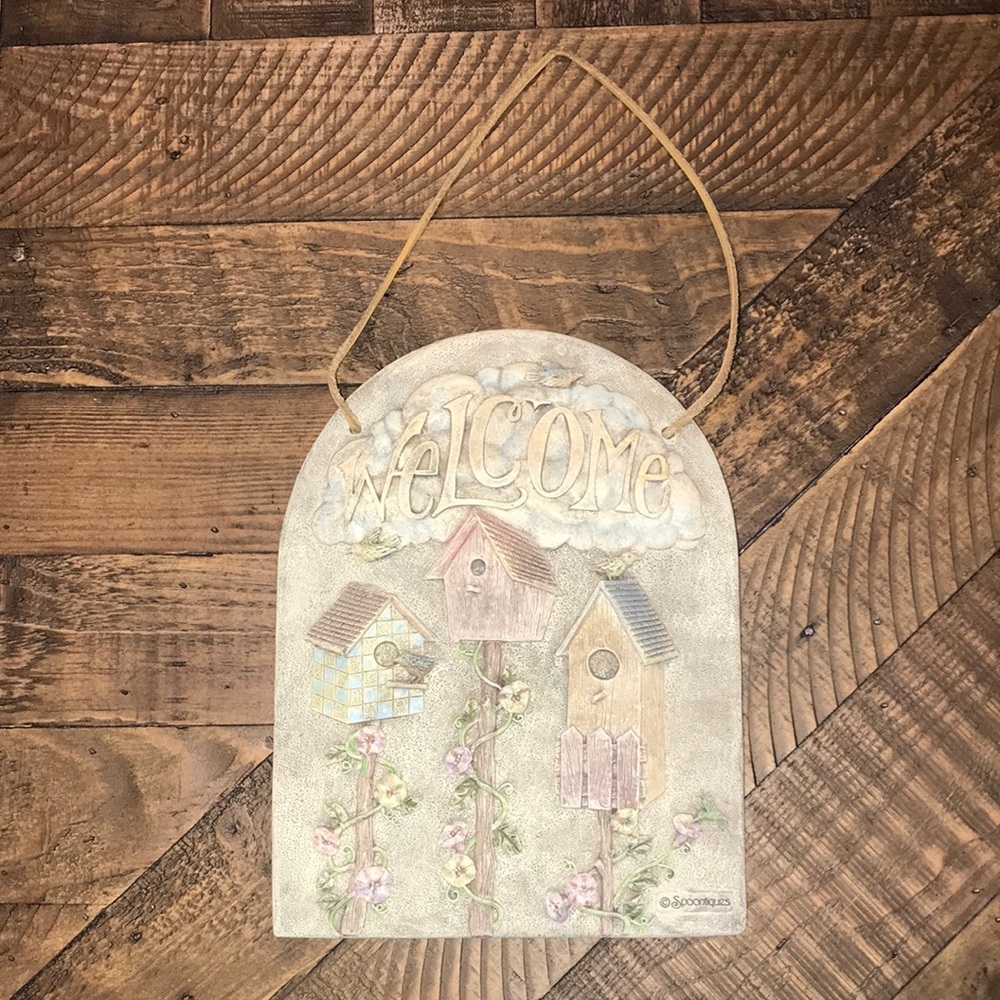Ceramic Welcome Sign